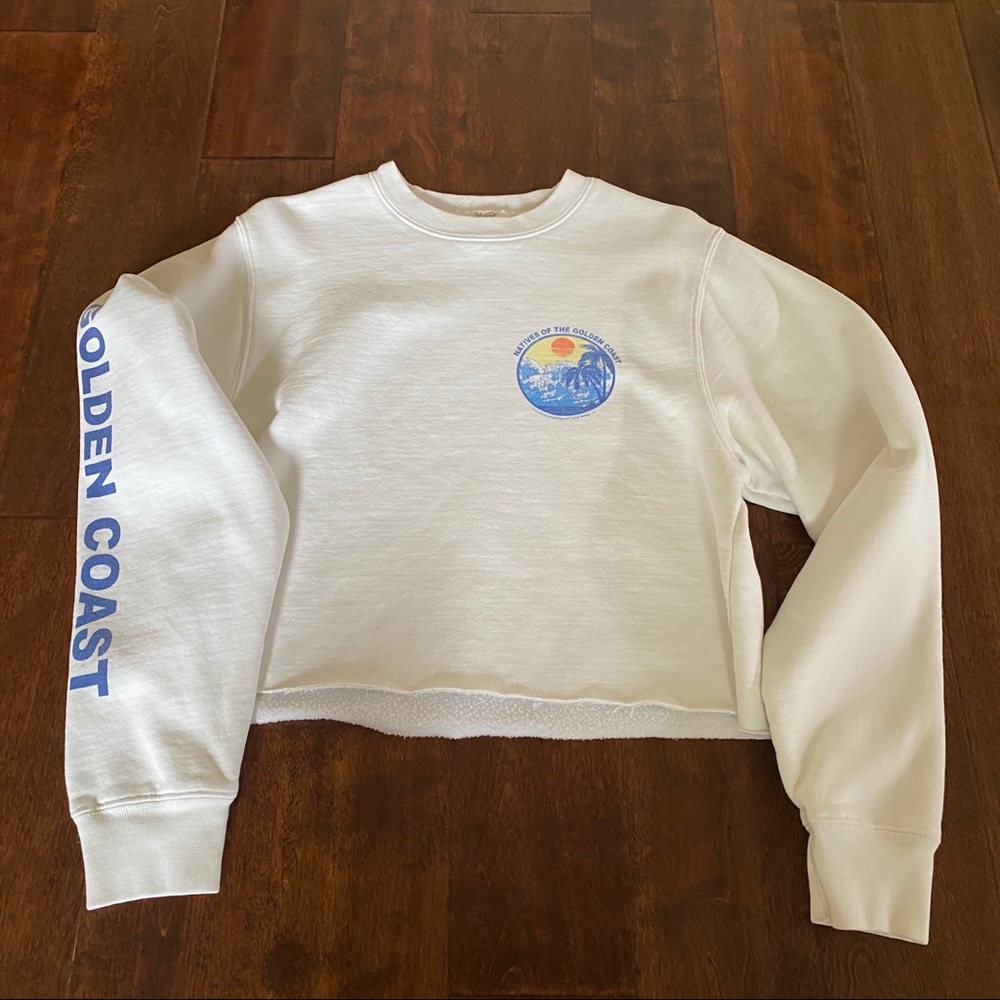 brandy melville john galt cropped sweatshirt NWT